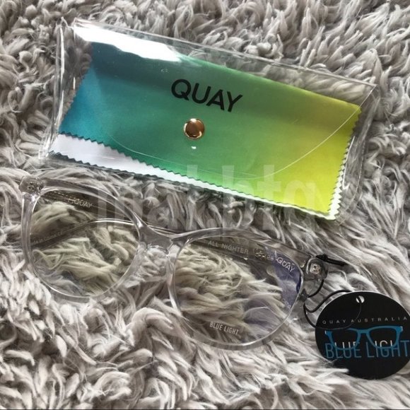 Quay Australia All Nighter Blue Light Glasses - Picture 1 of 2